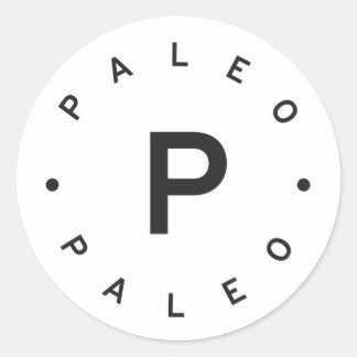 Paleo Classic Round Sticker