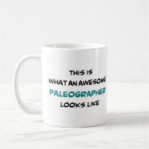 paleographer, awesome coffee mug