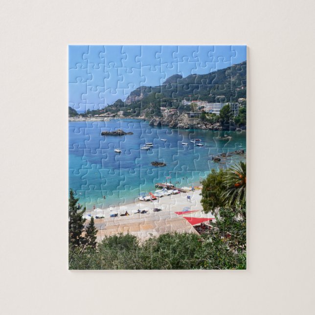 Paleokastritsa Greece Jigsaw Puzzle (Vertical)