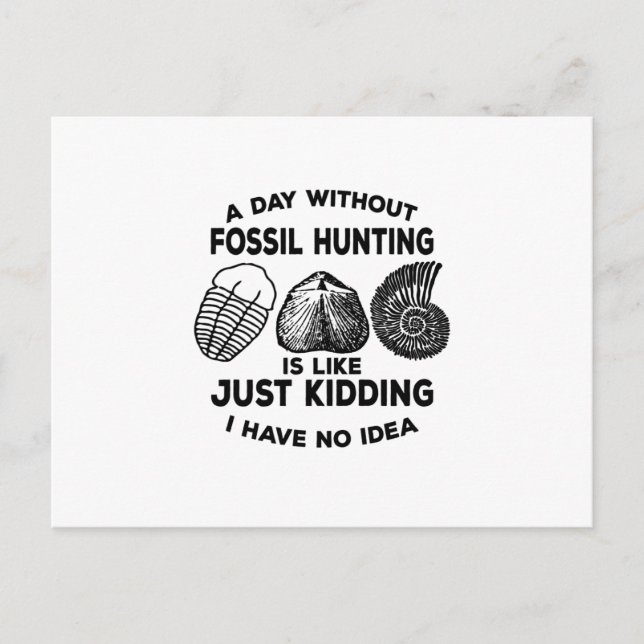Paleontologists Postcard (Front)