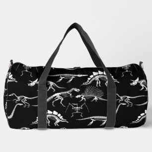 paleontology halloween dinosaur fossils duffle bag