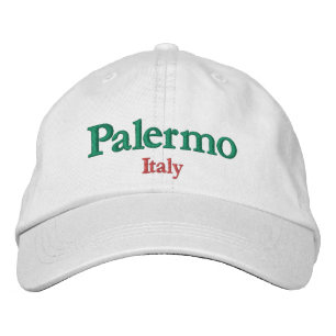 Palermo Italy City Pride Embroidered Hat