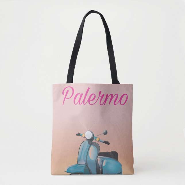 Palermo Italy Scooter poster Tote Bag (Front)