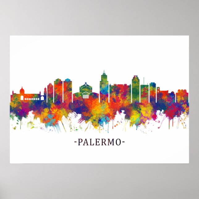 Palermo Skyline Poster (Front)