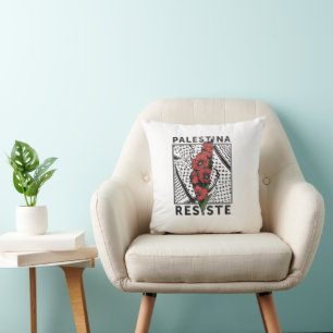 Palestina Resist T-Shirt Cushion