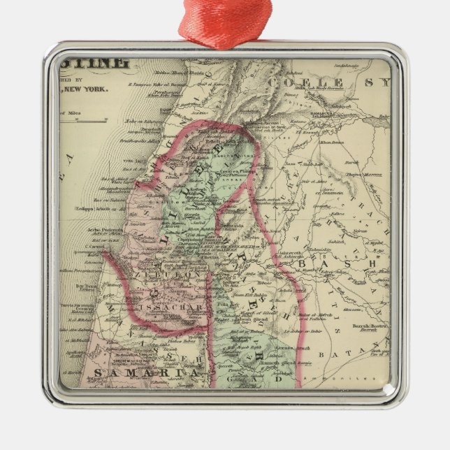 Palestine 4 metal ornament (Front)