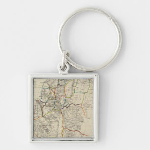 Palestine, adjacent districts key ring