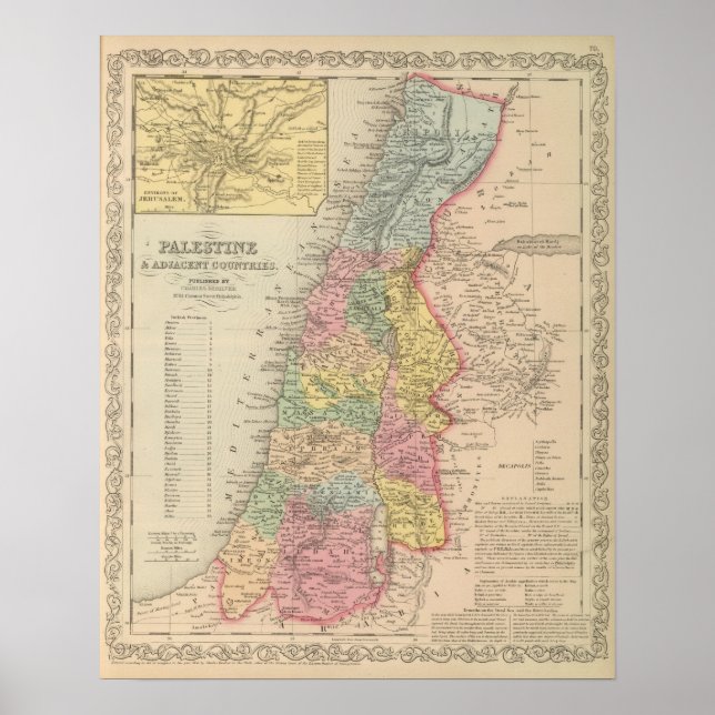 Palestine and Adjacent Countries 2 Poster (Front)