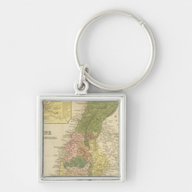 Palestine and Adjacent Countries Key Ring (Front)