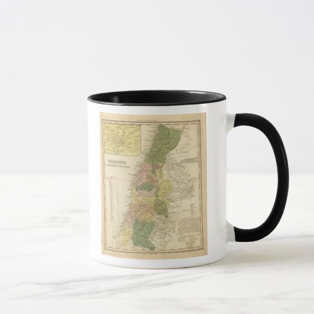 Palestine and Adjacent Countries Mug (Right)
