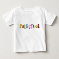 PALESTINE Arabic Name Colourful