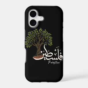 Palestine Arabic word with Palestinian Olive Tree