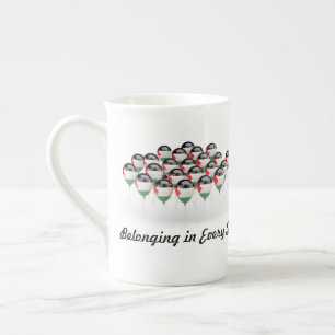 Palestine Balloons Porcelain Bone China Mug