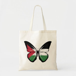 Palestine Butterfly Flag Tote Bag