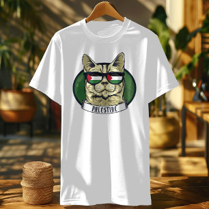 palestine cat flag T-Shirt