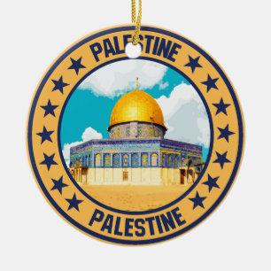 Palestine                                          ceramic ornament
