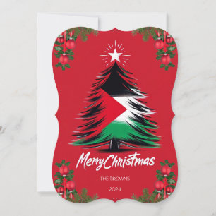 PALESTINE christmas greeting card