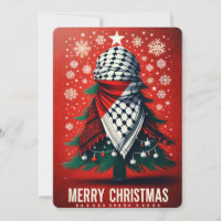 PALESTINE christmas greeting card