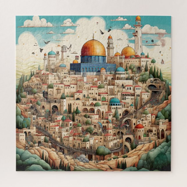Palestine City Scape Jigsaw Puzzle (Vertical)