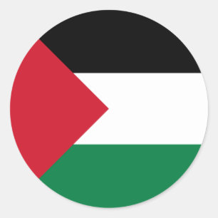palestine classic round sticker