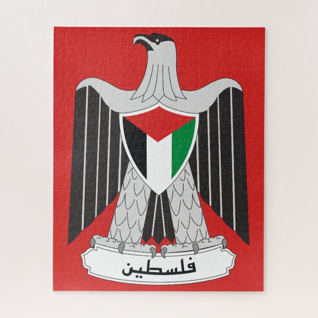 palestine coat of arms jigsaw puzzle (Vertical)