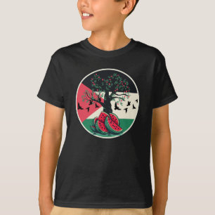 palestine culuture palestine watermelon olive tree T-Shirt