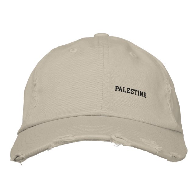 PALESTINE EMBROIDERED HAT (Front)