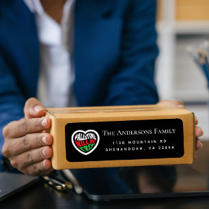 Palestine Family Return Address Label