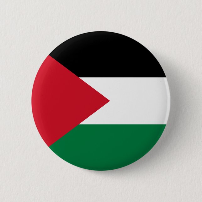 Palestine Flag 6 Cm Round Badge (Front)