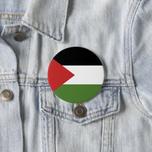 Palestine flag 7.5 cm round badge