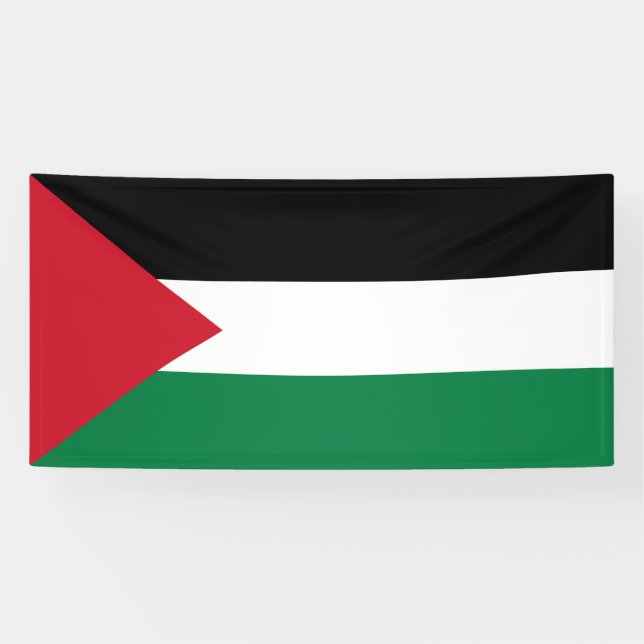 Palestine Flag Banner (Horizontal)