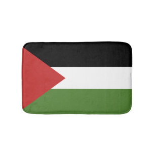 Palestine flag bath mat