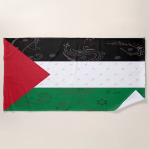 Palestine FLag Beach Towel