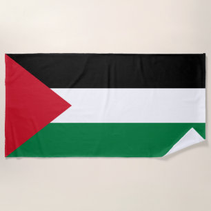 Palestine Flag Beach Towel