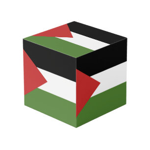 Palestine flag cube