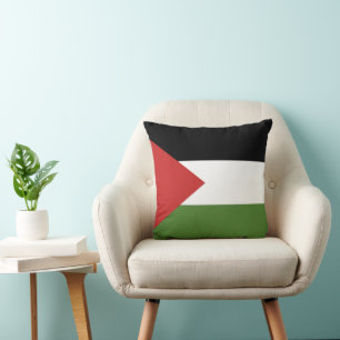 Palestine flag cushion