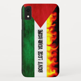 Palestine Flag (custom text) iPhone XR Case