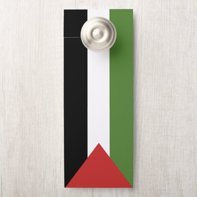 Palestine flag door hanger (On Knob)