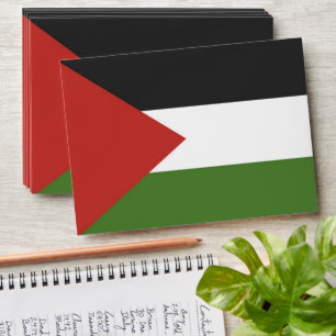 Palestine flag envelope