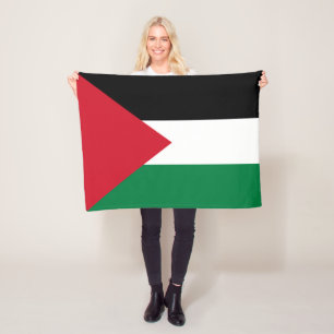 Palestine Flag Fleece Blanket
