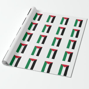 Palestine Flag Free Gaza Sticker Wrapping Paper