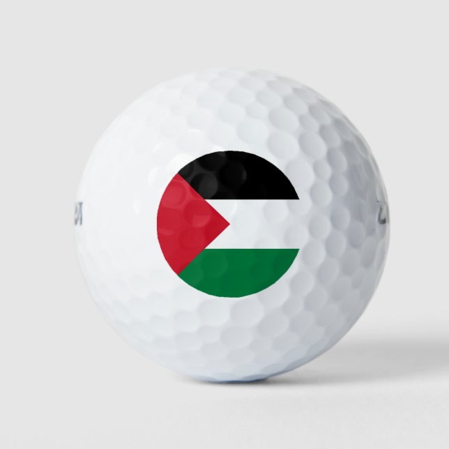 Palestine Flag Golf Balls (Front)