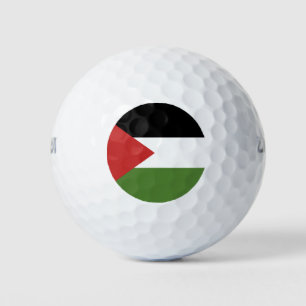 Palestine flag golf balls