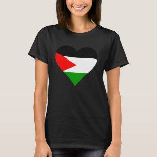 Palestine Flag Heart Palestine Gifts Love Palestin T-Shirt