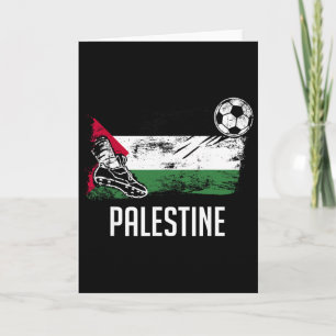 Palestine Flag Jersey Palestine Soccer Team Palest Card