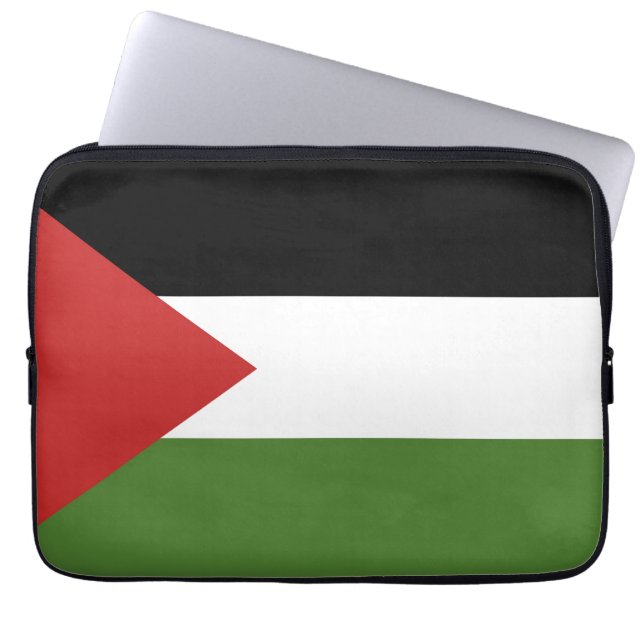 Palestine flag laptop sleeve (Front)