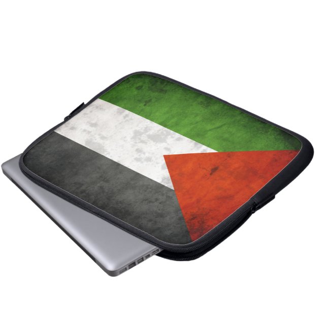 Palestine Flag Laptop Sleeve (Front Bottom)