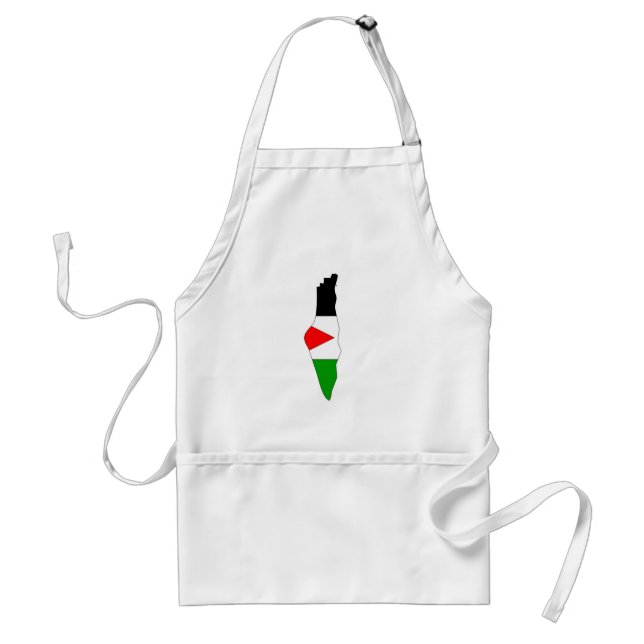 Palestine flag map standard apron (Front)