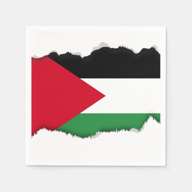 Palestine Flag Napkin (Front)