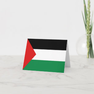 Palestine Flag Notecard